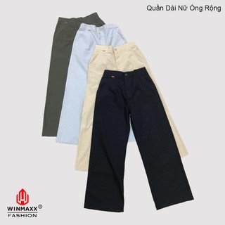 Quần dài ống rộng lưng cao linen Dây kéo trước, có lưng thun sau tiện lợi - Thương hiệu Seven Stars cao cấp