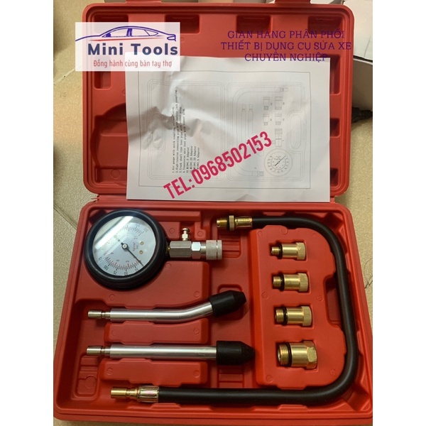 Bộ đo áp suất buồng đốt ô tô, xe máy ,Đo hơi máy xăng, động cơ xăng
