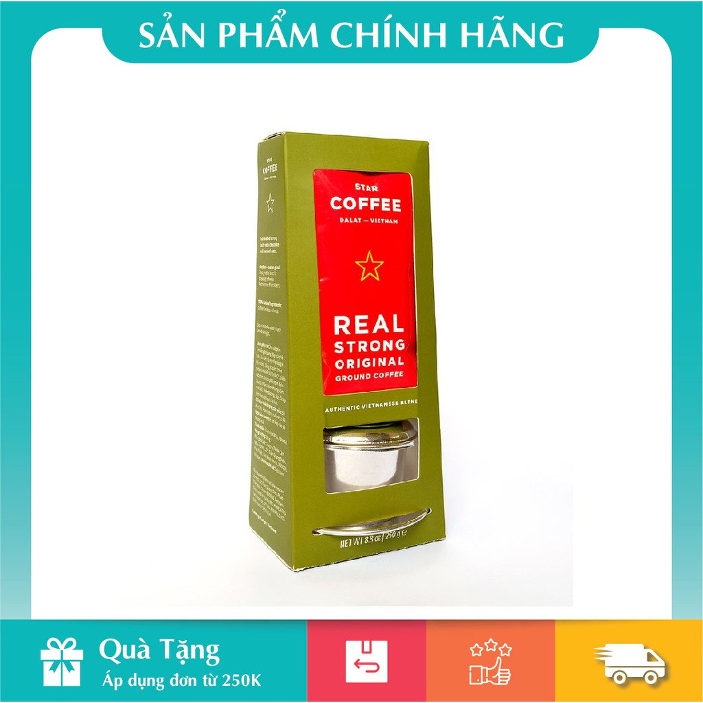 Cà phê Mr.Việt Real Strong Original 250g