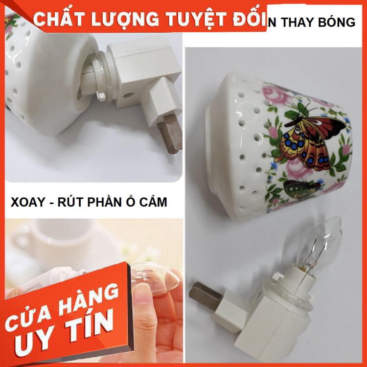 HÀNG CAO CẤP -  Đèn ngủ trẻ em kiêm xông tinh dầu Cắm tường dùng điện mã 25003  - Hàng Cao Cấp