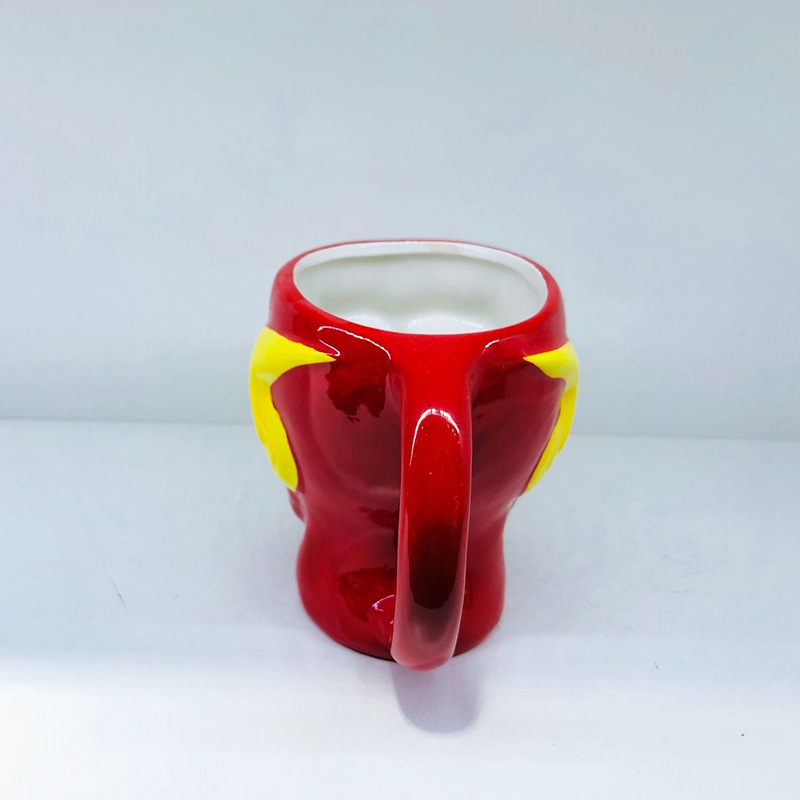 Cốc Sứ Uống Cà Phê In Hình Spiderman Deadpool Captain America 3D Phong Cách Disney