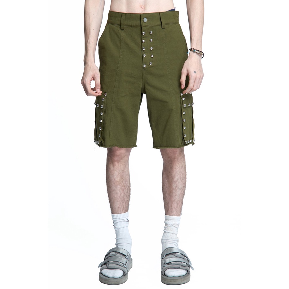 Quần STUDDED SHORT PANT/OLIVE