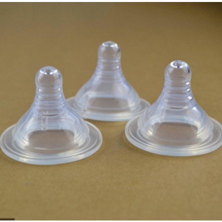 Núm Ti Silicon Siêu Mềm Cổ Rộng  Thay Thế Bình Sữa Ms02