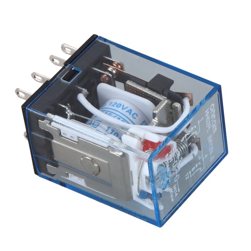 Rơ Le Điện Từ Hh52P Ac 110v Dpdt 8-pin 8p