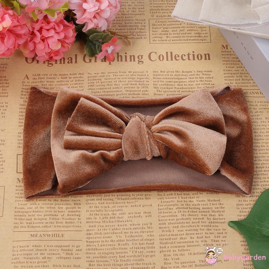 Băng đô nơ co giãn xinh xắn dành cho bé gái