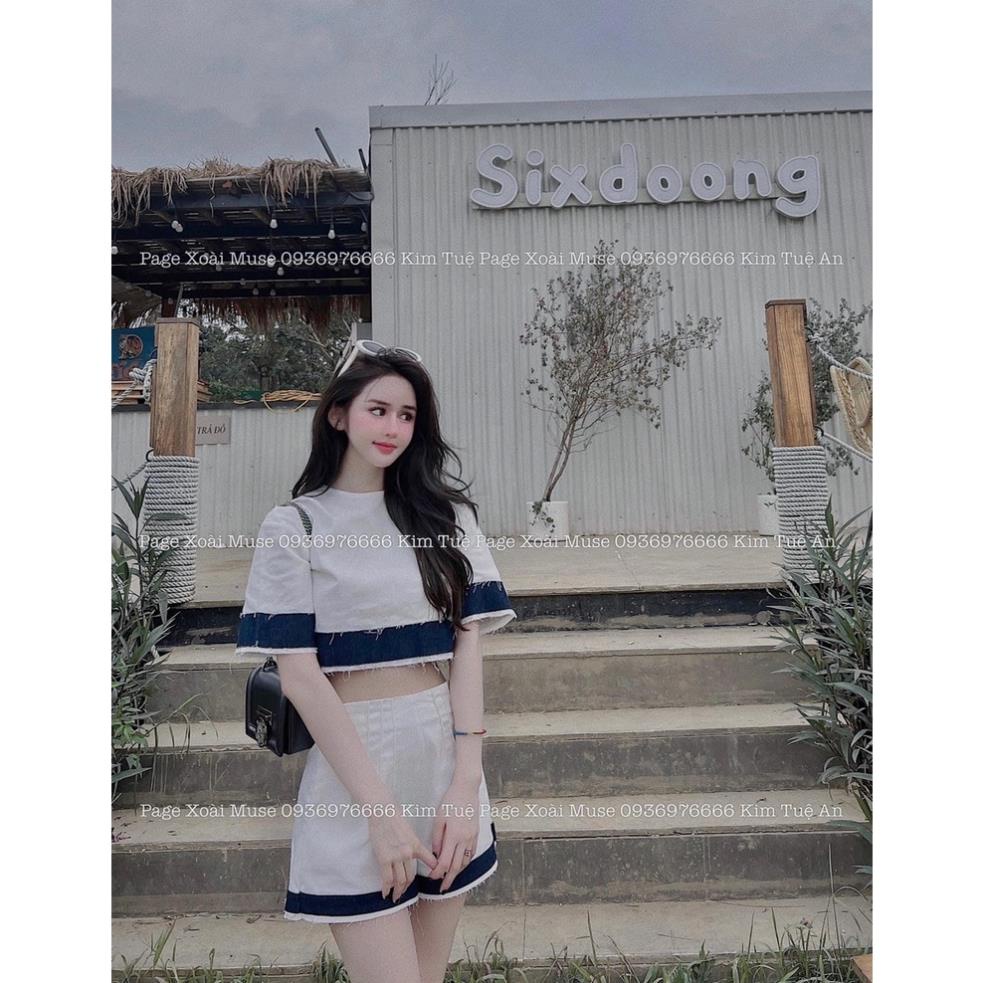 [ 𝐅𝐑𝐄𝐄 𝐒𝐇𝐈𝐏 ]  SÉT BỘC ROPTOP ĐÙI VIỀN MÍ SIÊU CHẤT