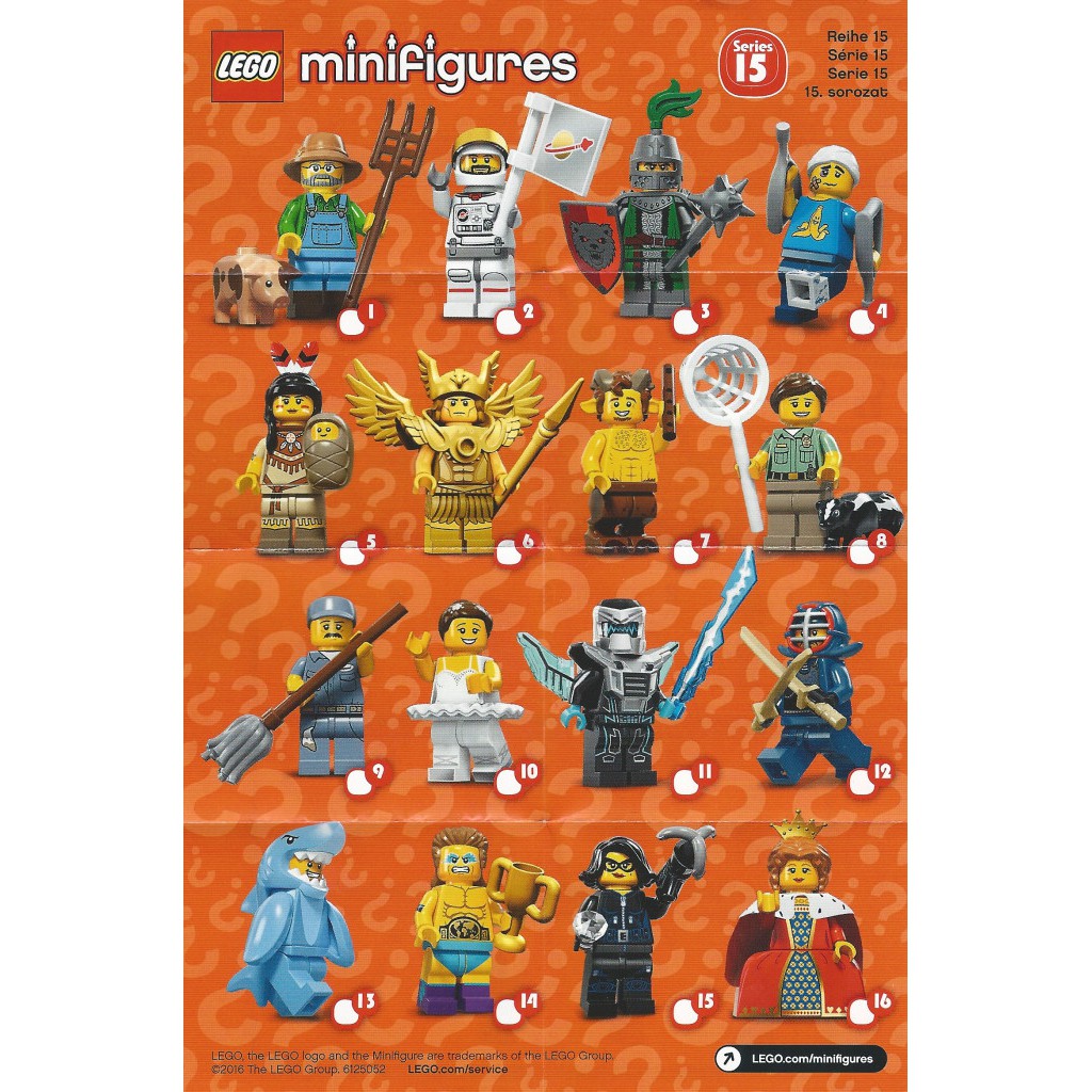 LEGO - Nhân vật Lego số 7 - Minifigures Series 15  new sealed mới 100%