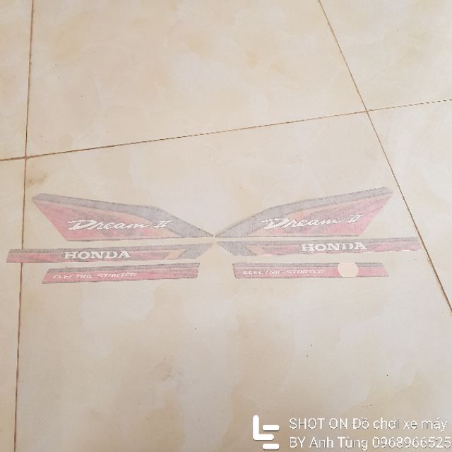 Tem Dream Thái Lửa Cao Cấp Dày Dặn [ Tem 3 Lớp ] - Tem Dream Lửa Dán Dream Thái, Dream 2, Dream Việt - Tem Lửa Dán Dream