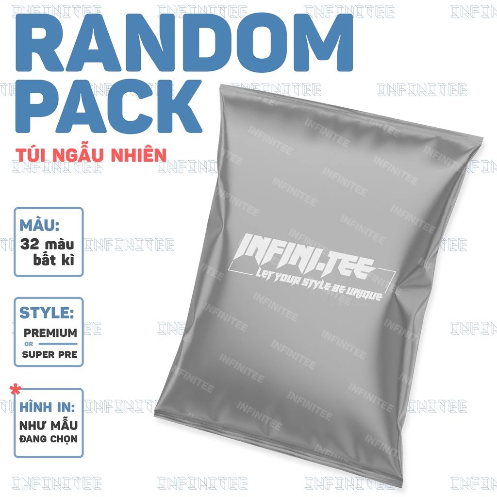 Áo thun INFINITEE Fni0713, Thun 100% US Cotton - form rộng Unisex.