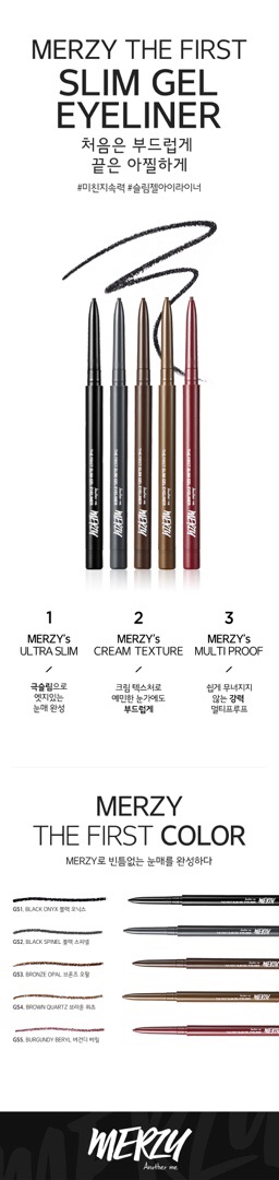 [Có tem chống giả] [Phiên bản mới] Chì kẻ mắt Siêu Mảnh Chống Trôi, Siêu bền, Siêu Lỳ Merzy The Firt Slim Gel Eyeliner | BigBuy360 - bigbuy360.vn