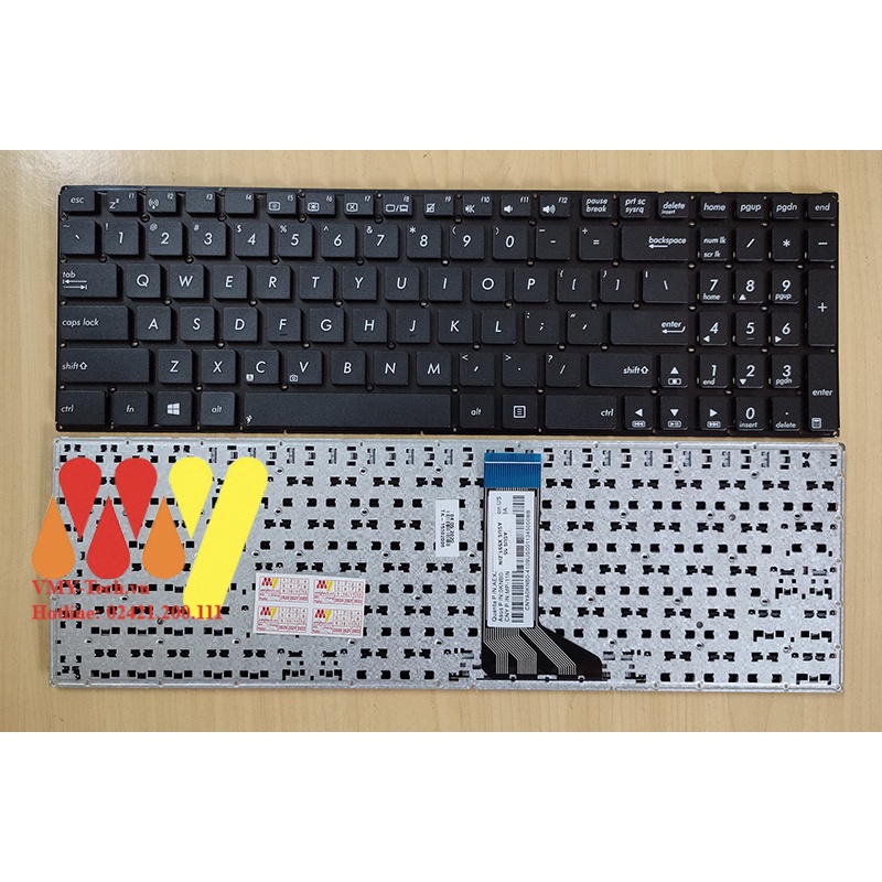 BÀn phím laptop asus K555L K555LA K555LD K555LN K555LJ K555LF K555LB
