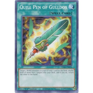 Thẻ bài Yugioh - TCG - Quill Pen of Gulldos / LED8-EN056'