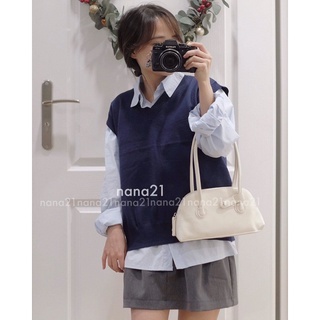 Áo gile len trơn A220