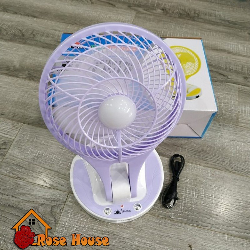 Quạt sạc điện kiêm đèn pin Mini Fan M-5580