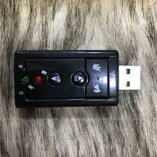 USB âm thanh SOUND 7.1  Cho Máy Tính Và Laptop - Có Nút Chỉnh Âm Lượng- Dành Cho Máy Tính Bị Hư Card Sound