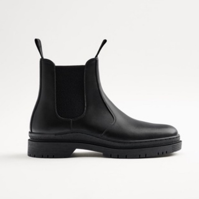 Giày bốt đen Zara authentic CHELSEA size 40