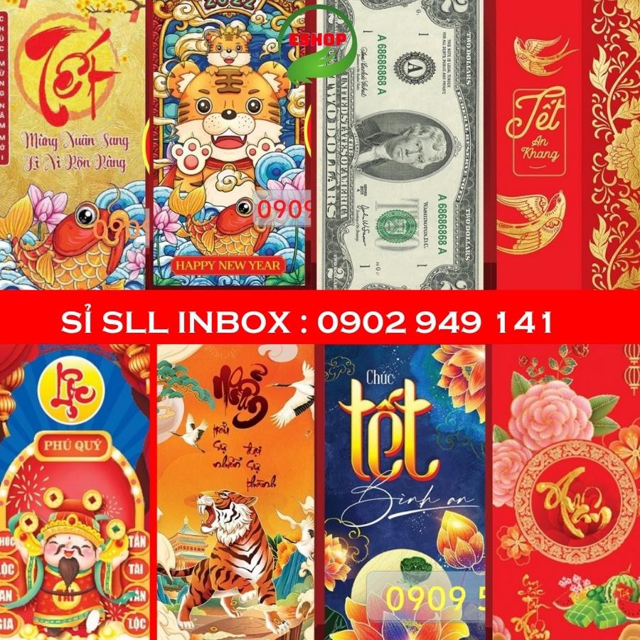 10 Bao lì xì 2023 tết độc lạ màu đỏ may mắn hoạt hình đẹp dễ thương Cute Quý Mão Bao lì xì đẹp Thần Tài Tiền Đô - ESHOP