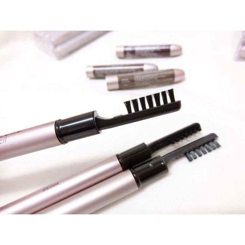 Chì kẻ mày Sivanna Colors Story Eyebrow Pencil chống nước, mồ hôi