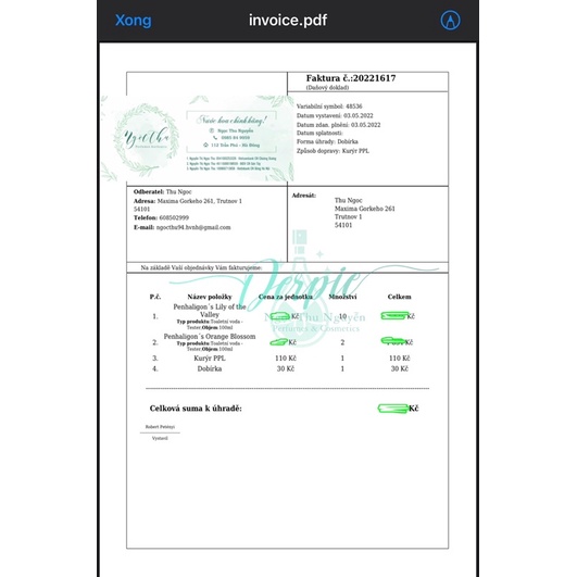 Nước hoa unisex Penhaligon's Orange Blossom - Lily Of The Valley - Zizonia có sẵn