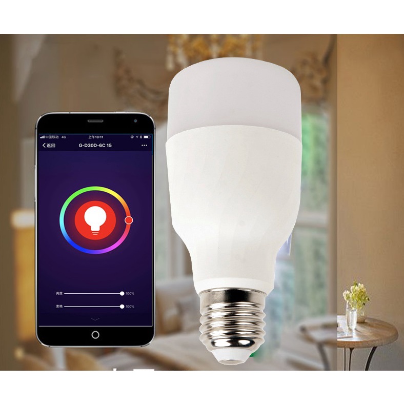 Đèn Led Bulb 250K MÀU WiFi thông minh - APP Tuya