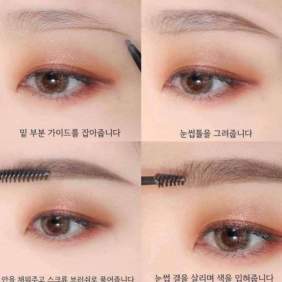 Chì kẻ mày 2 đầu Innisfree auto eyebrow pencil