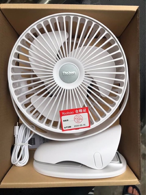 (Có Sẵn) Quạt Yoobao F04 Max 10000mah chạy liên tục 60h để bàn , kẹp xe đẩy cho trẻ nhỏ chính hãng bảo hành 12 tháng | BigBuy360 - bigbuy360.vn