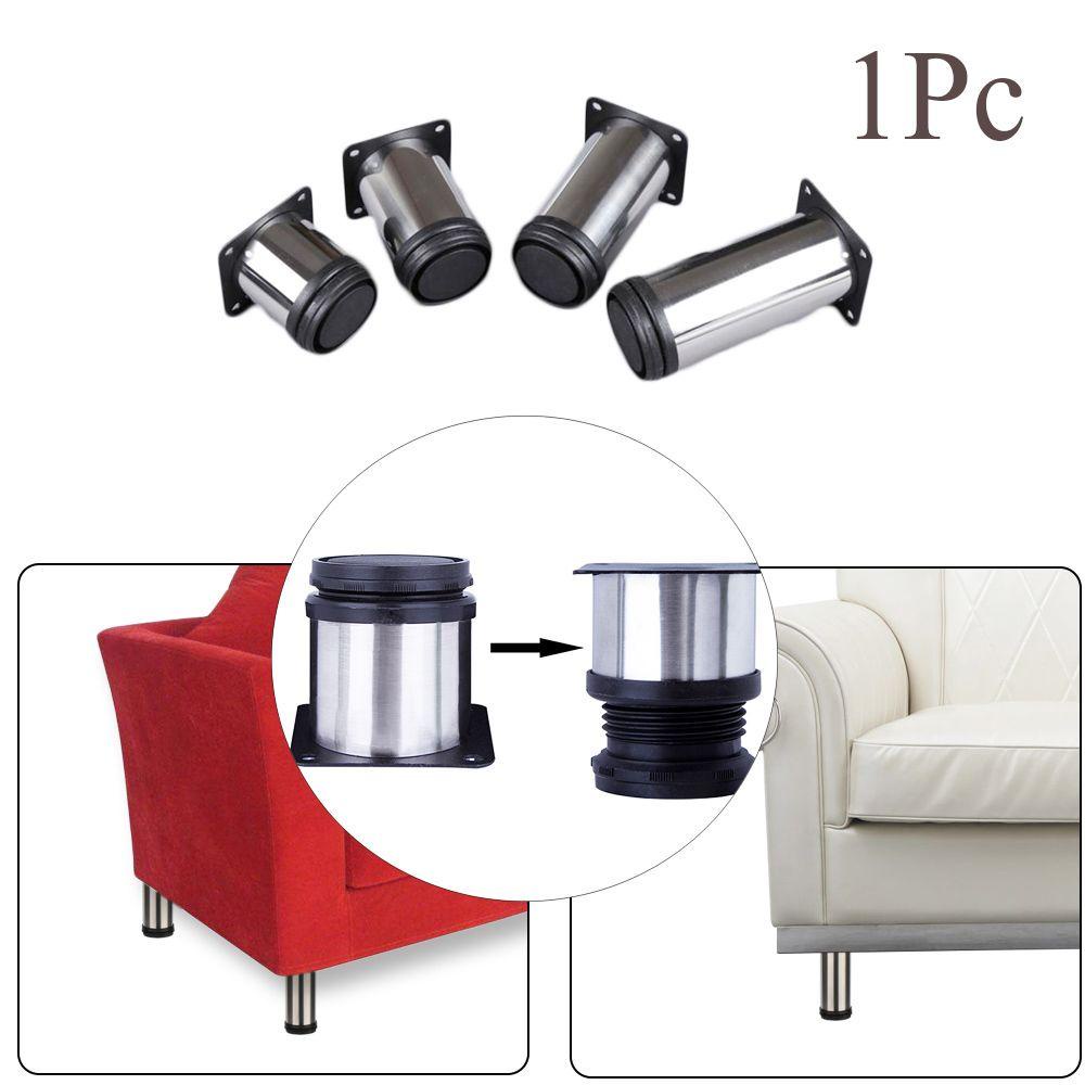 Phổ biến đồ nội thất có thể điều chỉnh chân ghế sofa bằng thép không gỉ hữu ích chân đế tròn