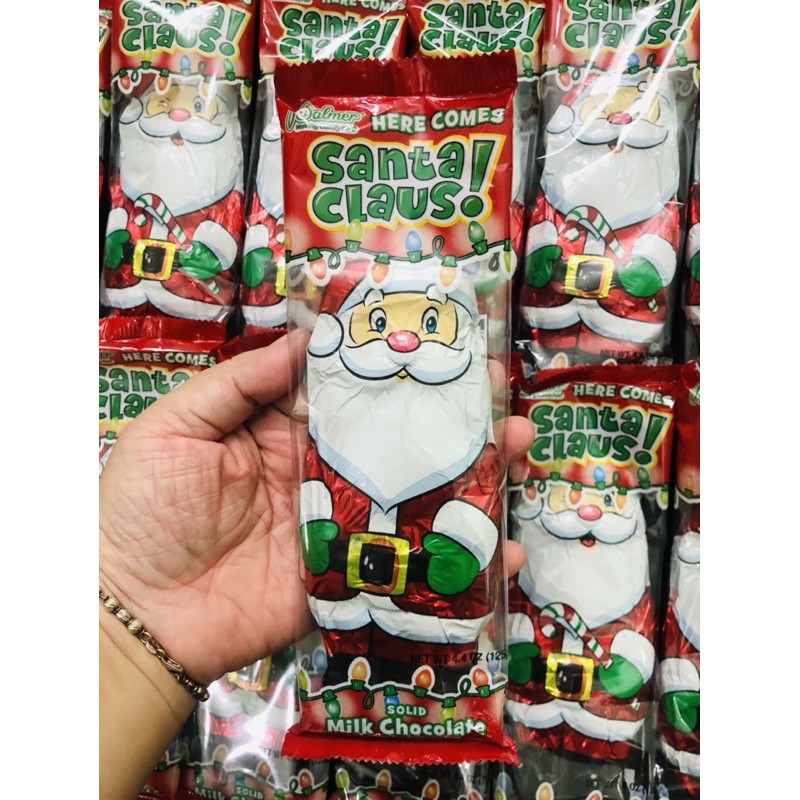 (Hàng sẵn)Thanh Chocolate ông già noel Mỹ