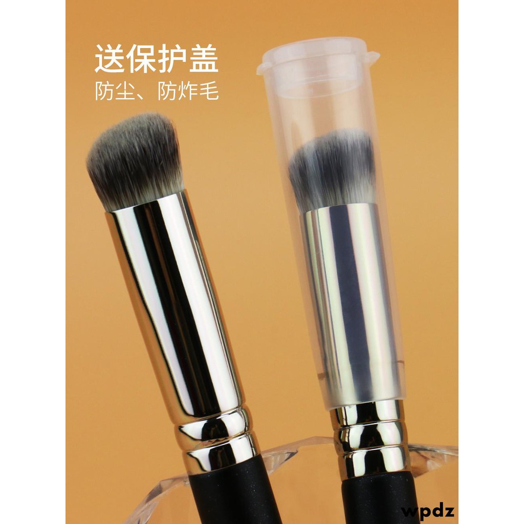 Cọ tán phấn nền và kem che khuyết điểm 270 M15 M19 thiết kế đầu tròn màu tối với tay cầm to tiện dụng | BigBuy360 - bigbuy360.vn