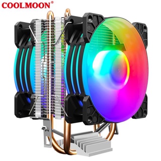 Mua Tản Nhiệt Khí  Fan CPU Coolmoon Frost P22 Magic Moon Edition - 2 Fan  Led Nhiều Màu