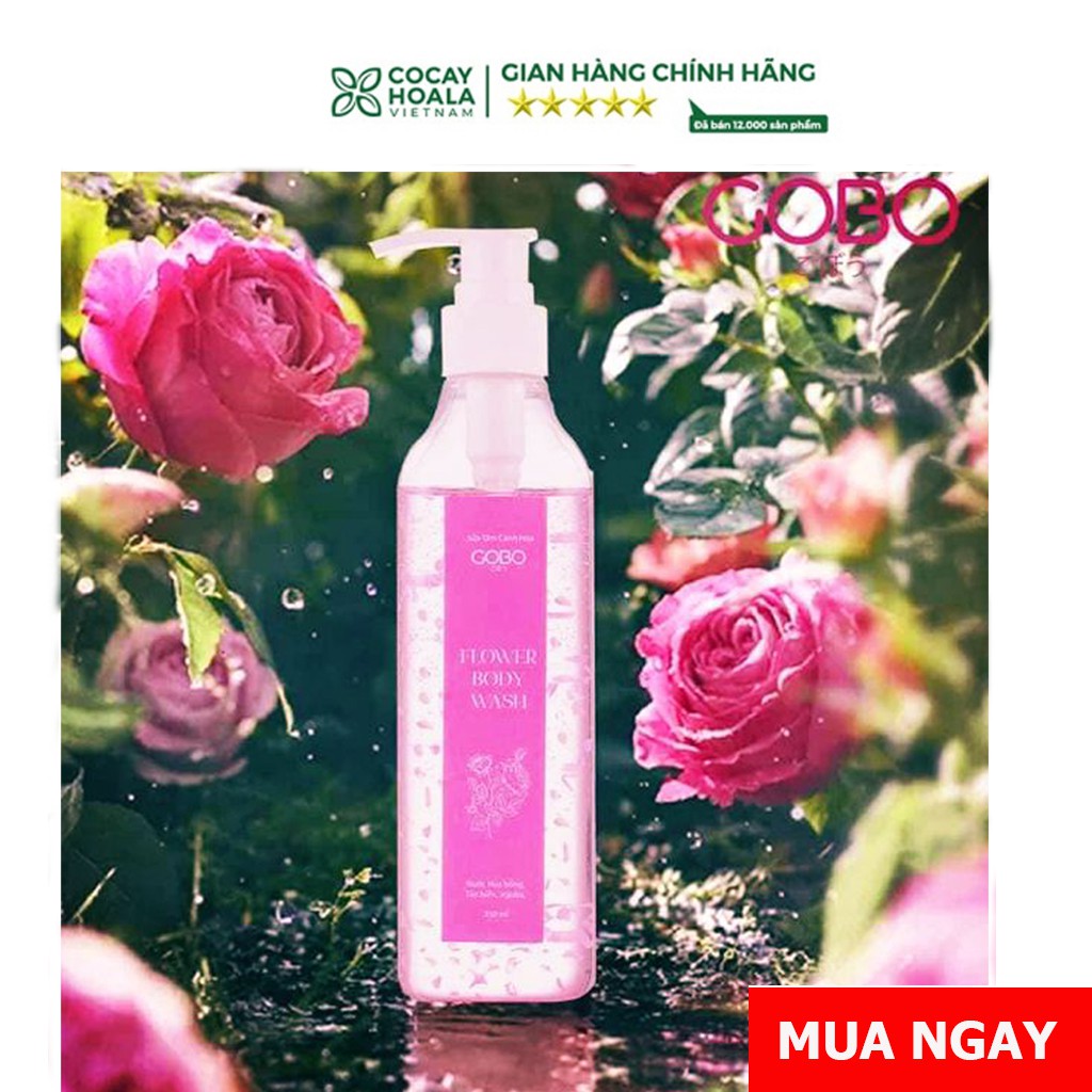 Sữa Tắm Dưỡng Thể Trắng Da Cánh Hoa Hồng Cocayhoala 350ml
