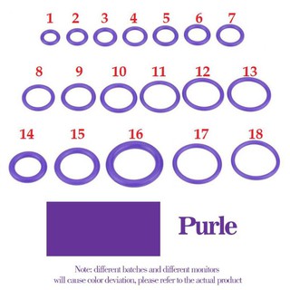 Bộ 10 Gioăng Cao Su Dùng Trong Xe Hơi, Xe Máy, Thiết Bị Điện, Máy Bơm, Ổ Trục, Vòi Nước (Ring/ Vòng Chữ O)