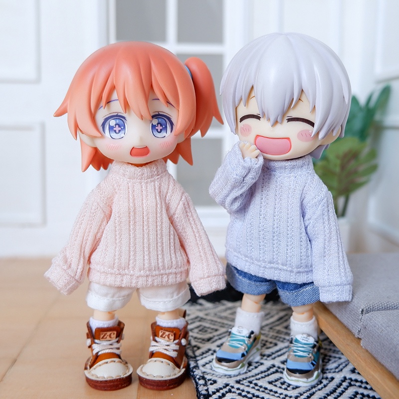 Áo Thun Tay Dài OB11 YMY molly GSC Nendoroid obitsu11 UFdoll Tỉ Lệ 1 / 12 BJD BODY9