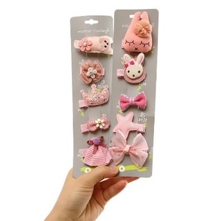 Set 5 Kẹp Tóc Đáng Yêu Cho Bé Gái