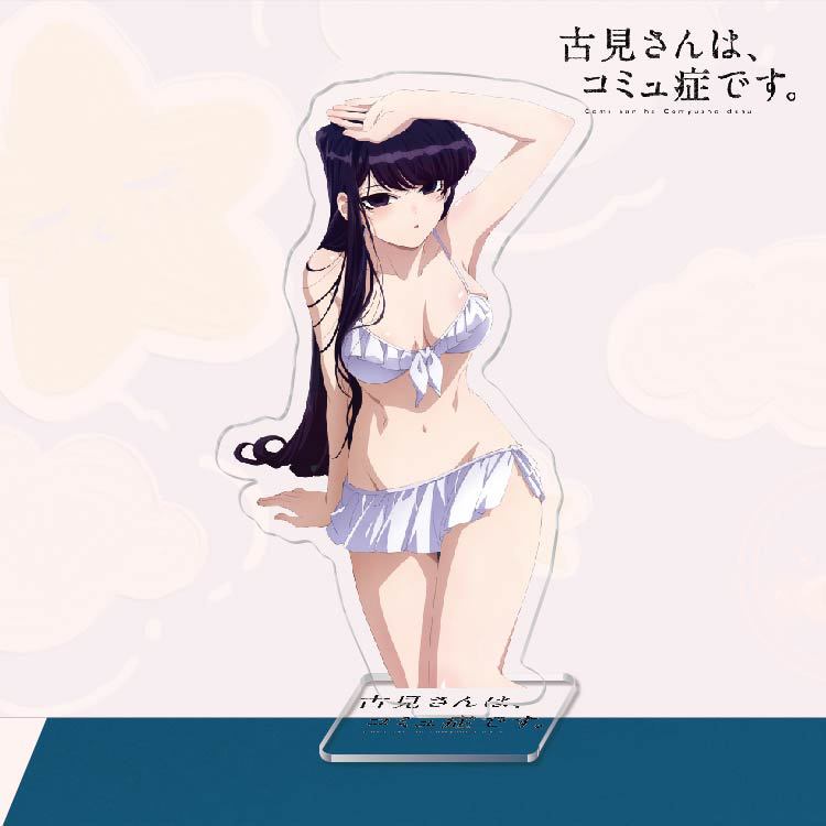 Mô hình KOMI Can't Communicate NỮ THẦN SỢ GIAO TIẾP standee acrylic anime mica chibi trang trí