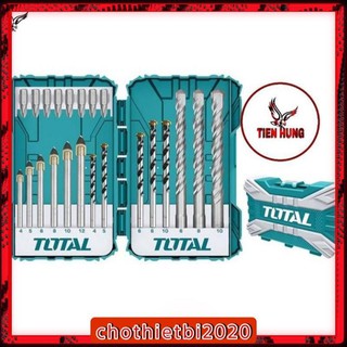Bộ mũi khoan và mũi bắt vít đa năng 22 chi tiết total tacsdl12201