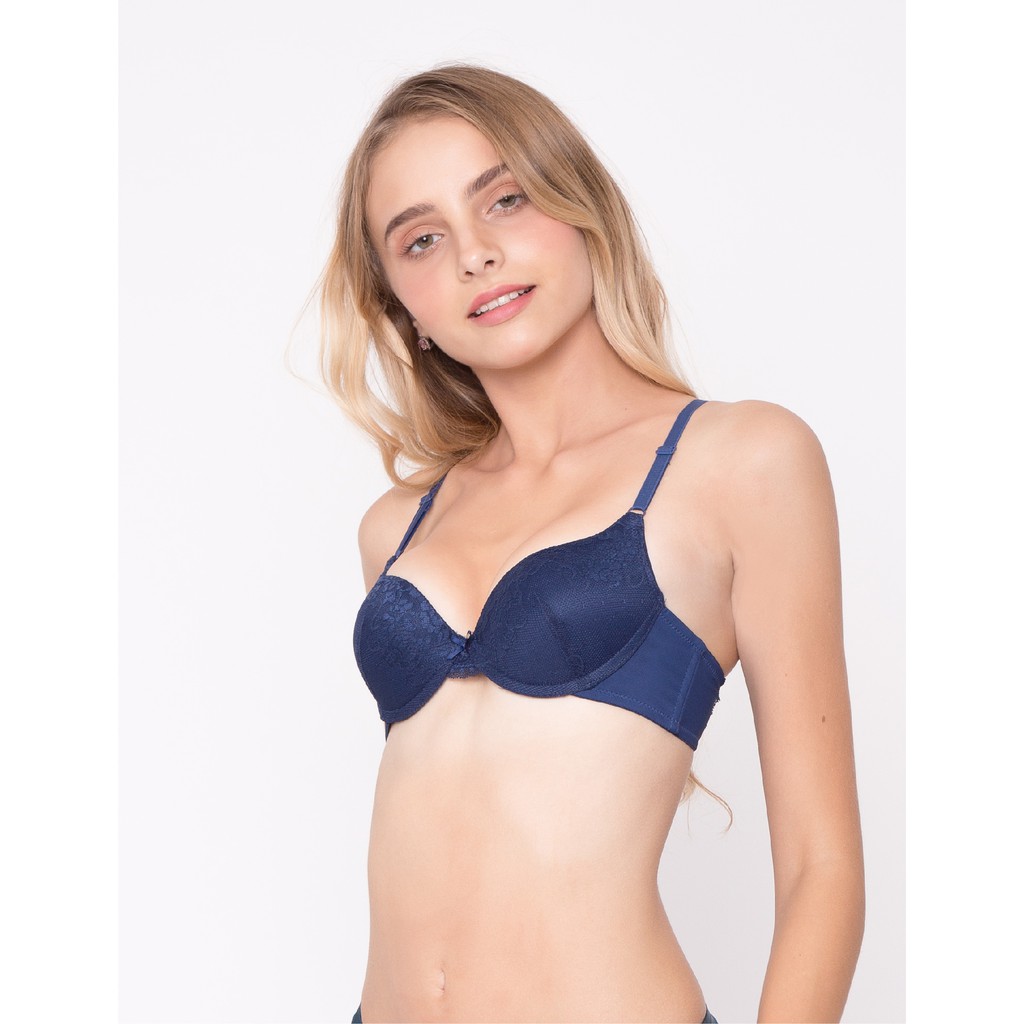 Áo ngực T-shirt phối ren mút mỏng iBasic BRAW049