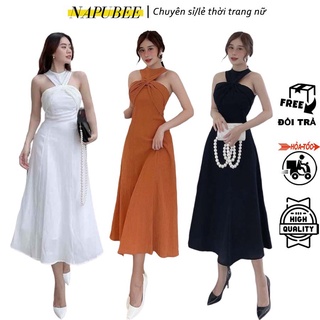 NAPUBEE Đầm Maxi Xoắn Ngực Thiết Kế Dự Tiệc Cao Cấp KAYLEE DRESS