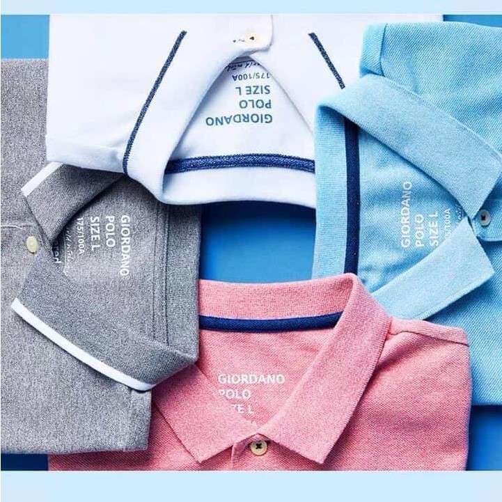 [Order Auth] Giordano - Áo phông dáng polo nam Giordano