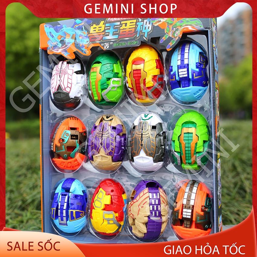 TRỨNG BIẾN HÌNH KHỦNG LONG CHO BÉ KL453, ĐỒ CHƠI QUẢ TRỨNG ĐỘNG VẬT ĐỘC ĐÁO GEMINI SHOP