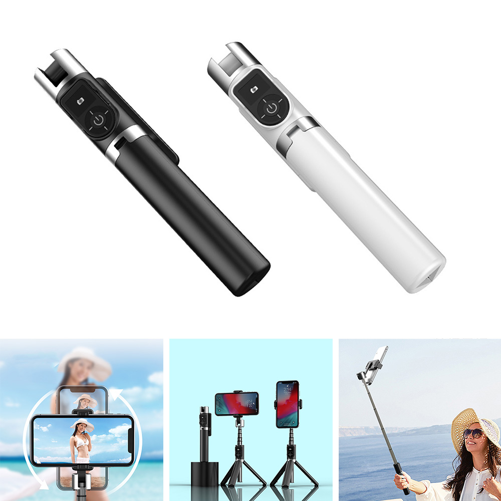 Selfie Stick Tripod Portable 360 Degree Rotation With Bluetooth Remote Monopod For iPhone Android | BigBuy360 - bigbuy360.vn