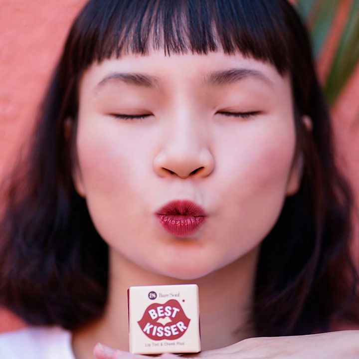 [MỚI] Combo 3 Son dưỡng có màu cho môi và má BareSoul Best Kisser Lip Tint &amp; Cheek Plus 10g x 3 (Đỏ/Hồng/Cam)