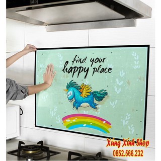 Giấy dán tường bếp chống dầu mỡ