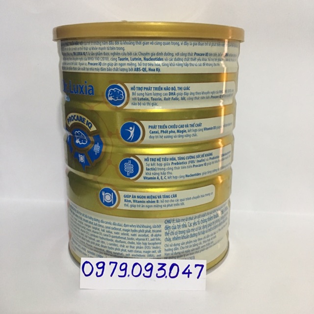 Sữa bột Dr. Luxia 4 - lon 900g ( date: 04/2023 )