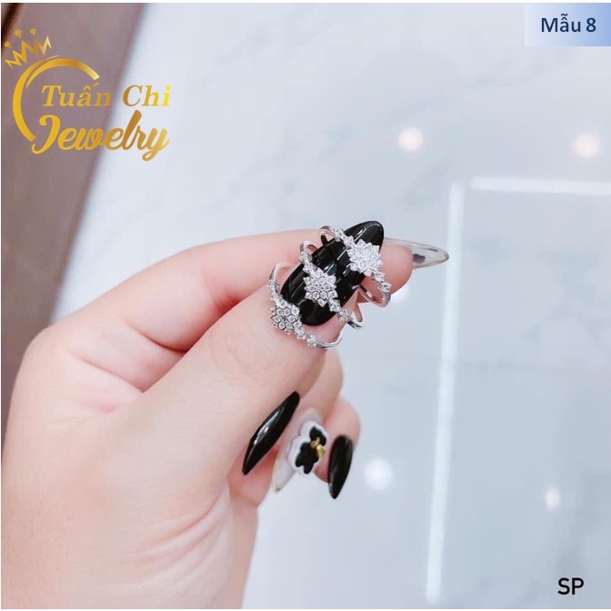 Nhẫn Nữ 𝑻𝑨̣̆𝑵𝑮 𝑯𝑶̣̂𝑷Các Mẫu Nhẫn Bạc Nữ Dáng Nhỏ Xinh Xắn Kèm Hộp Nơ Đẹp, Bảo Hành