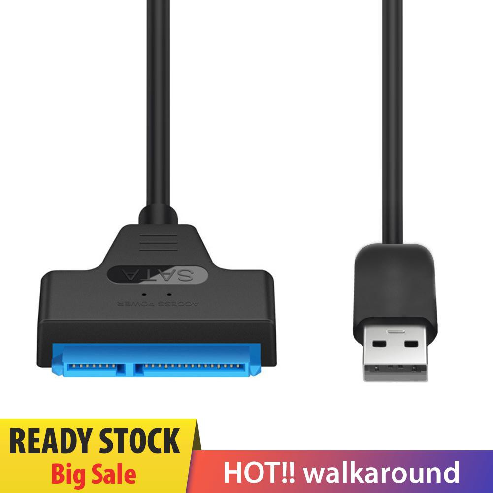 Cáp Chuyển Đổi Usb 2.0 Sang Sata 22pin Cho Ổ Cứng 2.5 Inch Hdd Ssd