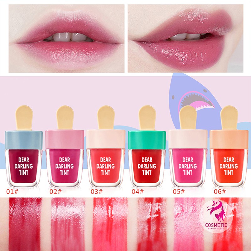 Son Bóng Có Màu NOVO Dear Darling Tint Chống Nước Hình Que Kem Siêu Dễ Thương P322