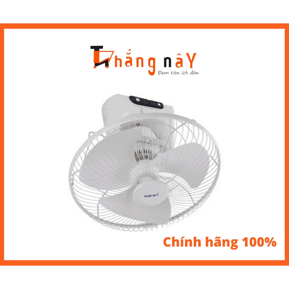 [Mã ELHA22 giảm 5% đơn 300K] Quạt đảo trần Hatari HT-C16R1(S) - có điều khiển