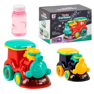 HỘP ĐỒ CHƠI XE LỬA CHẠY PIN PHUN BONG BÓNG