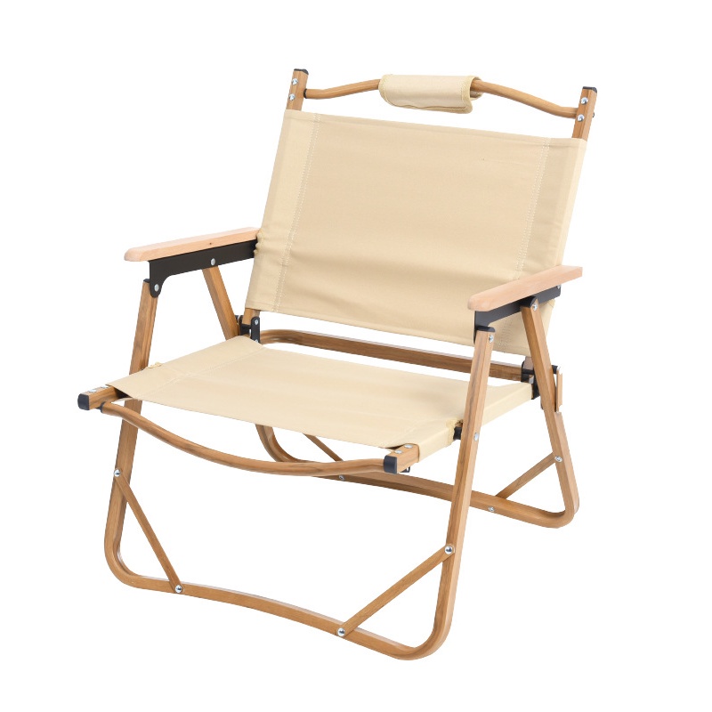 Ghế Xếp Dã Ngoại Canashop Kermit Hợp Kim Nhôm Vân Gỗ Ghế gấp ngoài trời cắm trại dã ngoại